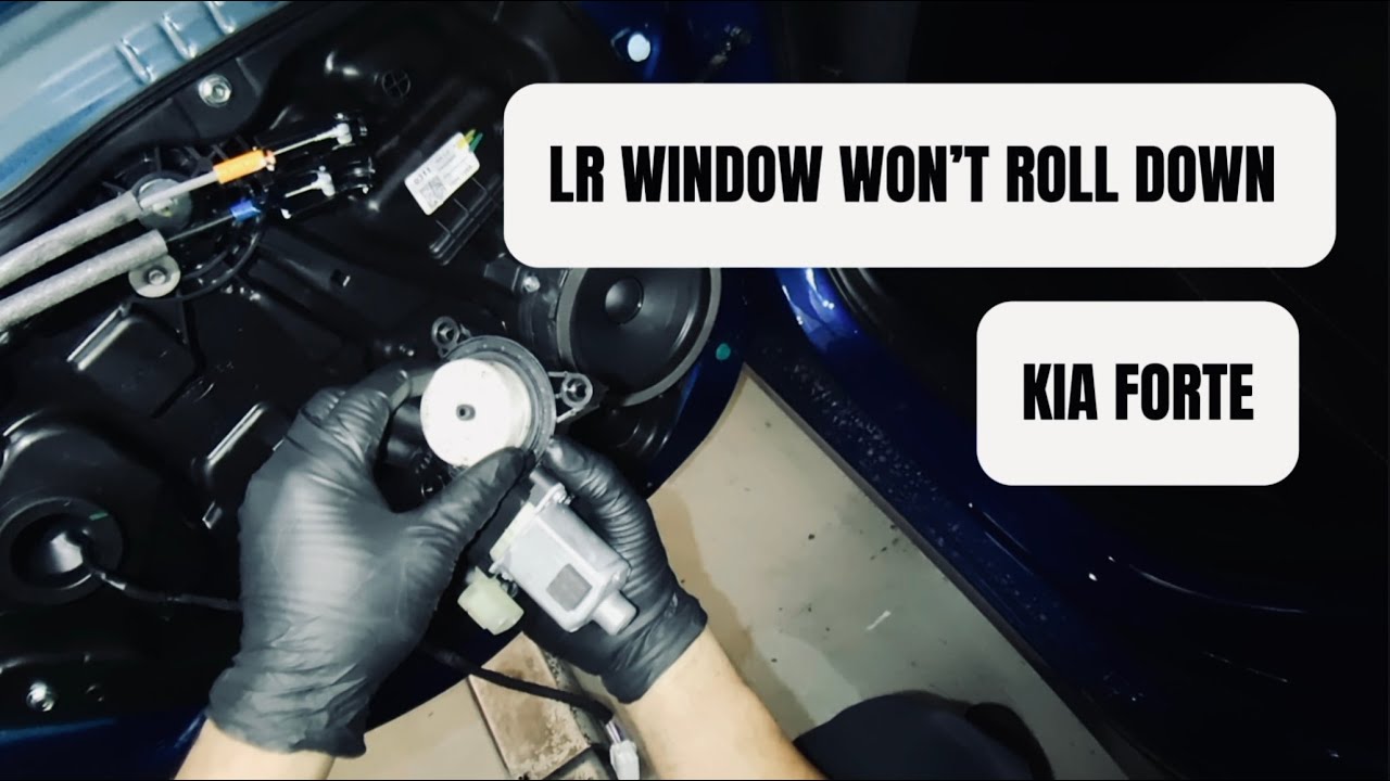 How to Remove/Replace a Window Regulator and motor  KIA FORTE. @WrenchingRyan