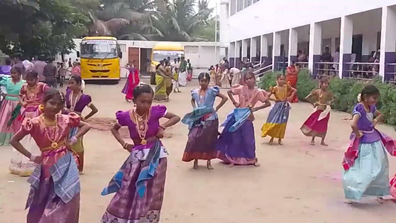 Pongal celebration dance 
