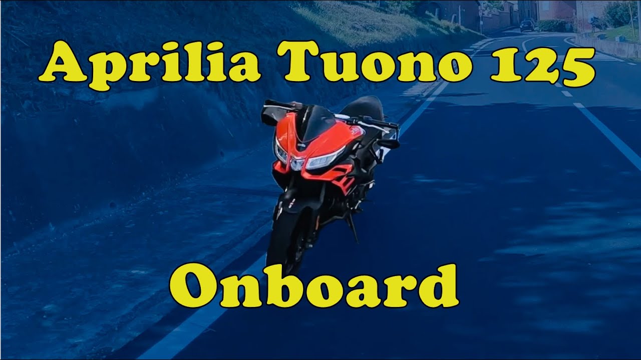 Aprilia Tuono 125 onboard