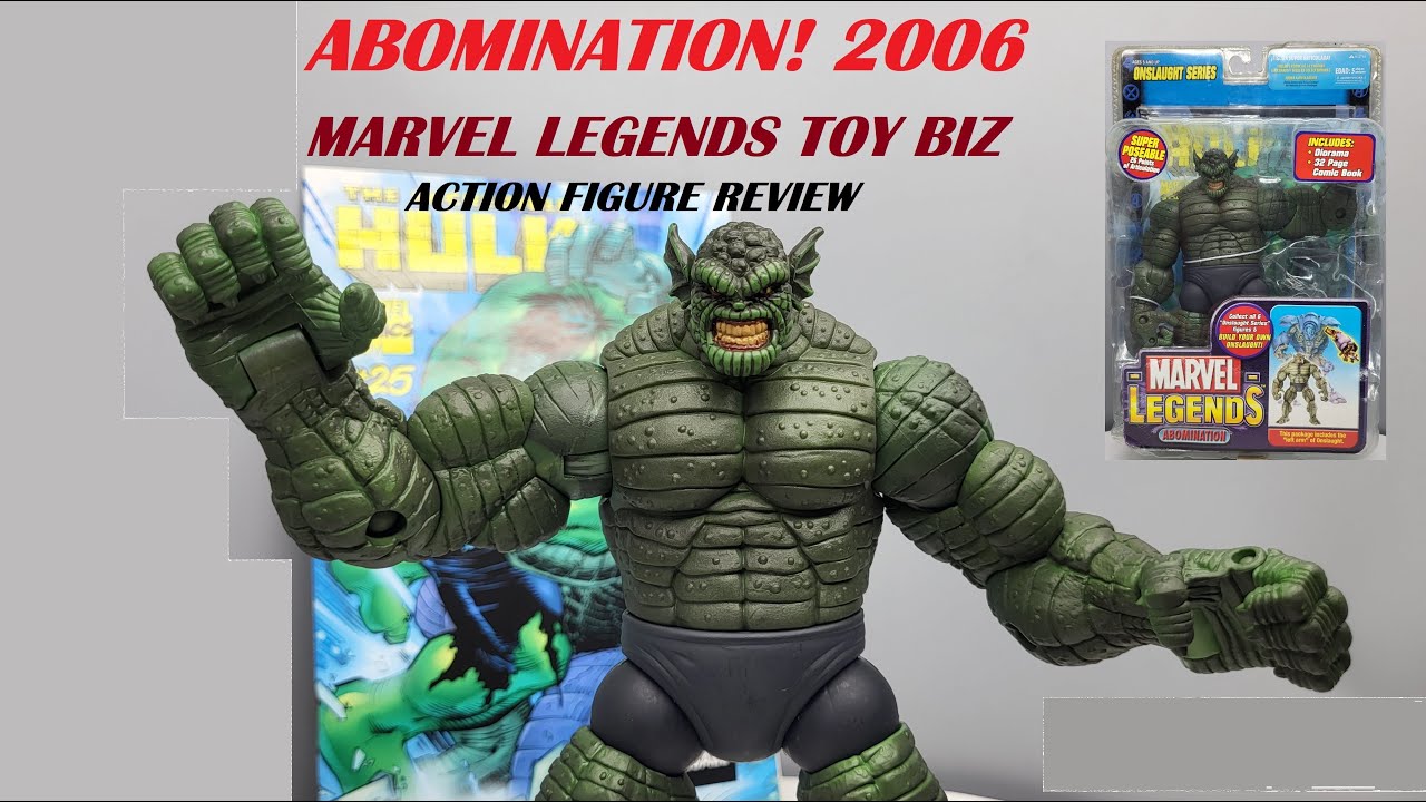 Marvel Legends Abomination Toy Biz figura de acción revisión y comparación en español