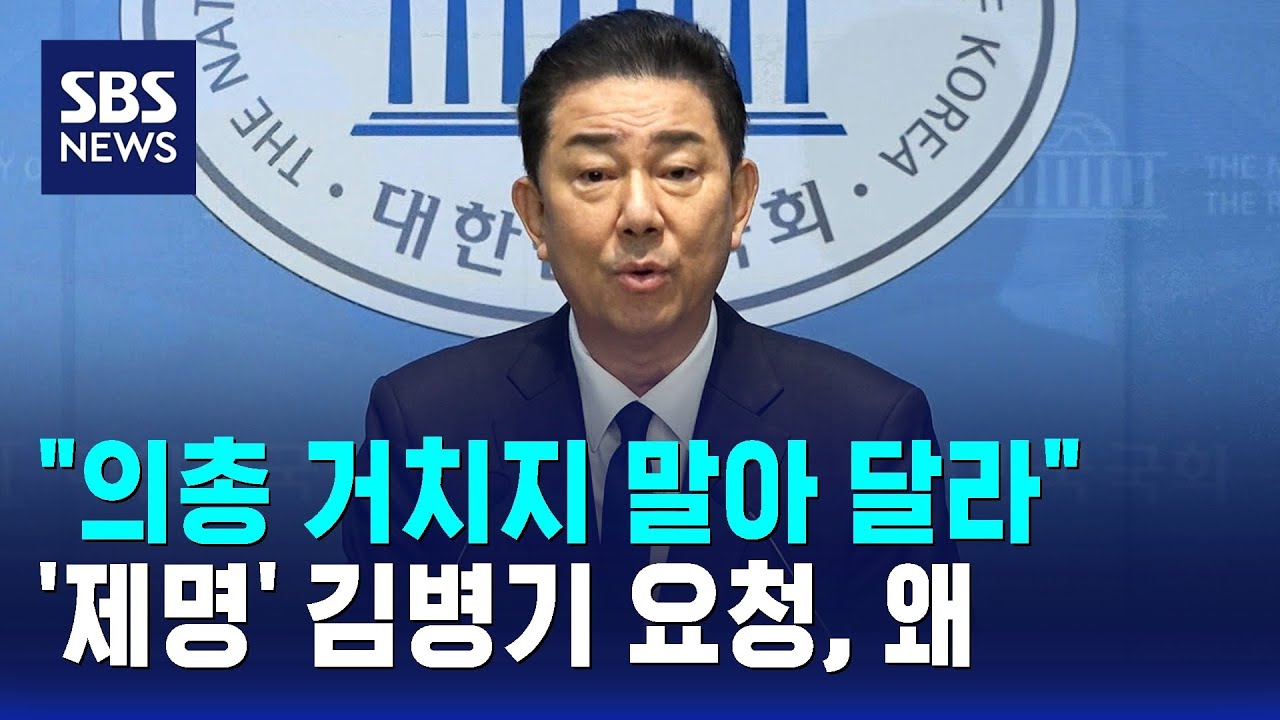 "의총 거치지 말아 달라"…'제명' 김병기 요청, 왜 / SBS