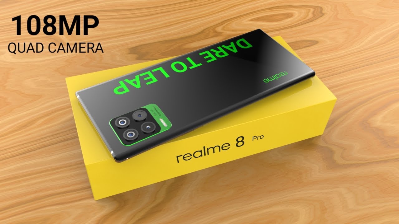 Realme 8 Pro First look | realme 8 pro, 108MP, 65W charging, sAMOLED Display, price, release date.