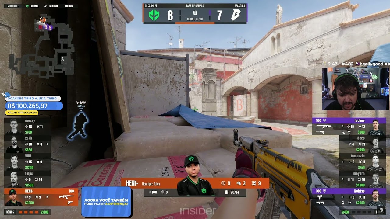 HEN1 GANHA CLUTCH 1X4 INSANO E SALVA A IMPERIAL PARA O TERCEIRO MAPA!! 🔥