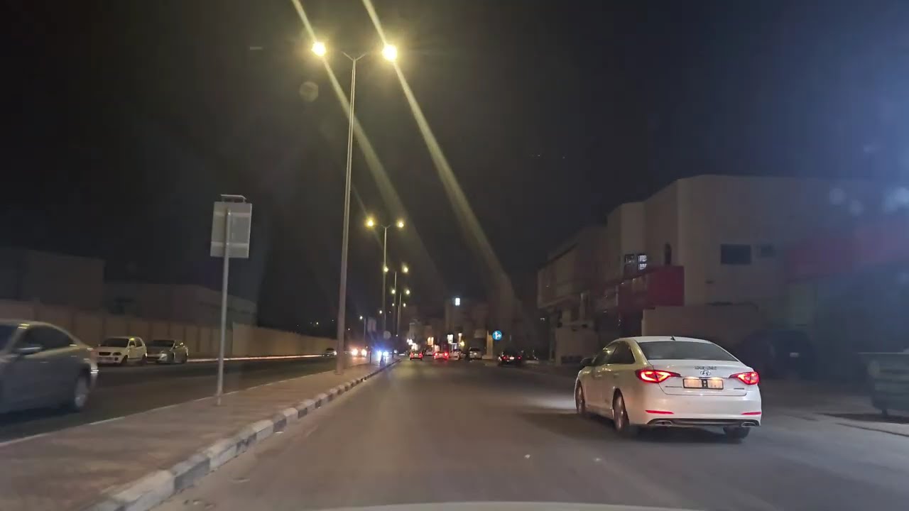 من الهفوف الى قرية الطرف . #الاحساء #automobile