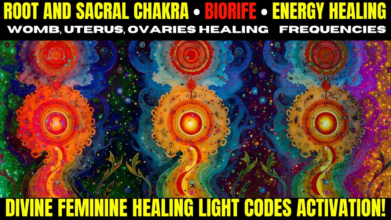 ROOT & SACRAL CHAKRA ALIGNMENT ✨🧡 Energy Healing for the Uterus , Ovaries & Divine Feminine Power