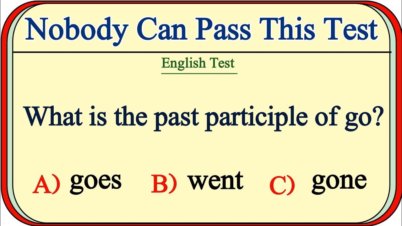 Mixed English Grammar Test: Even Teachers failed this 