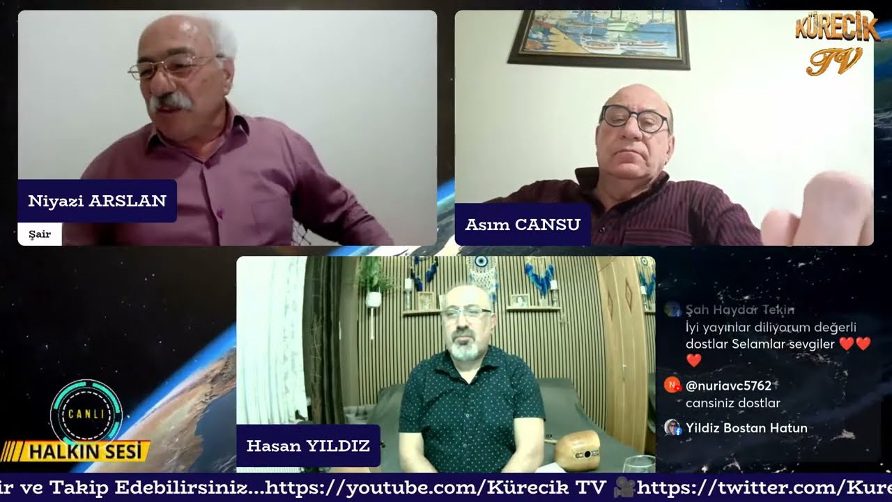 Hasan YILDIZ İle TÜRKÜ KERVANI & Asım CANSU İle ŞİİR PINARI Programın   Konuğu Şair Niyazi ARSLAN