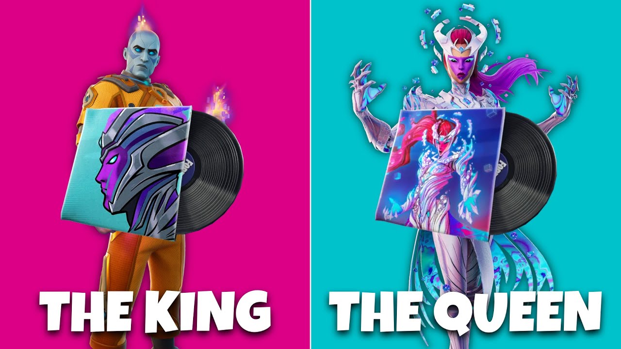 King of The Cubes vs The Cube Queen in Fortnite (The Origin's Anthem vs Queen's Anthem Music)