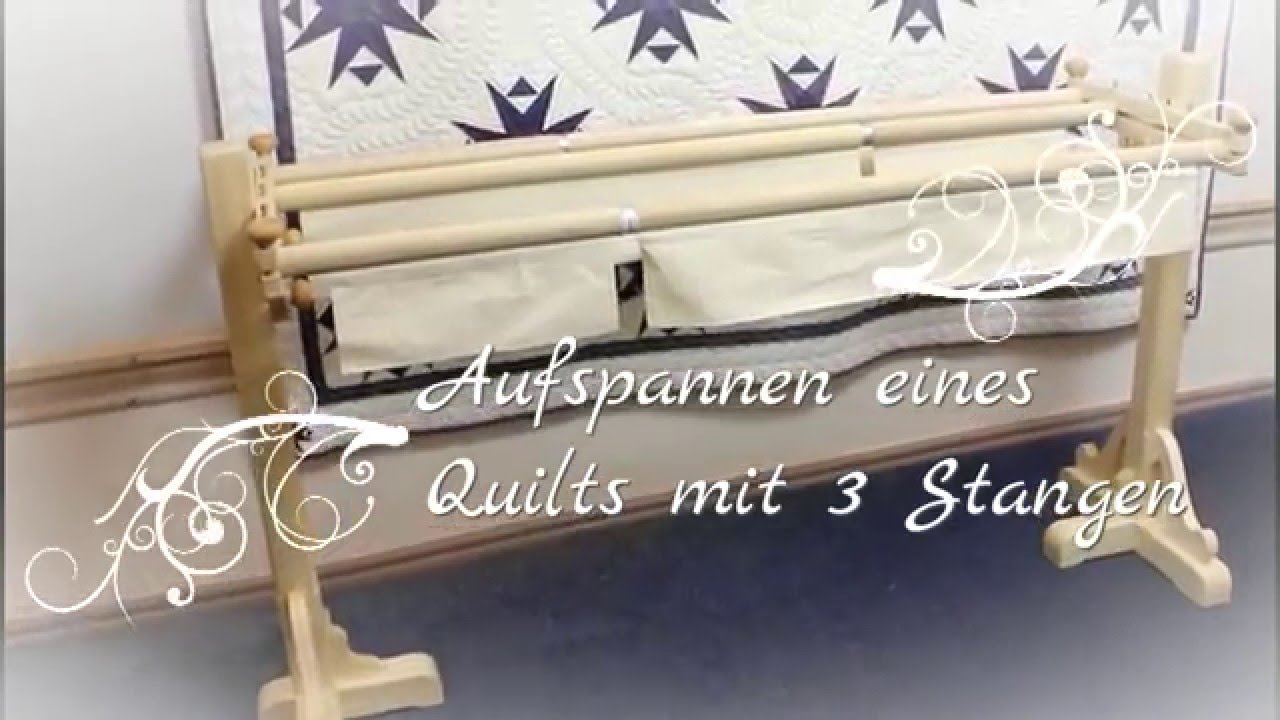 Quilt aufspannen 3-Stangen-System Jems - Esther Miller