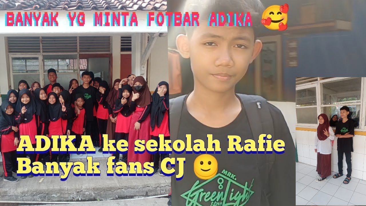 Pertama kali ikut ngaterin Rafie Sekolah 😲 & Langsung Rame Bnyk yg kenal ‼️ #fans #disekolah