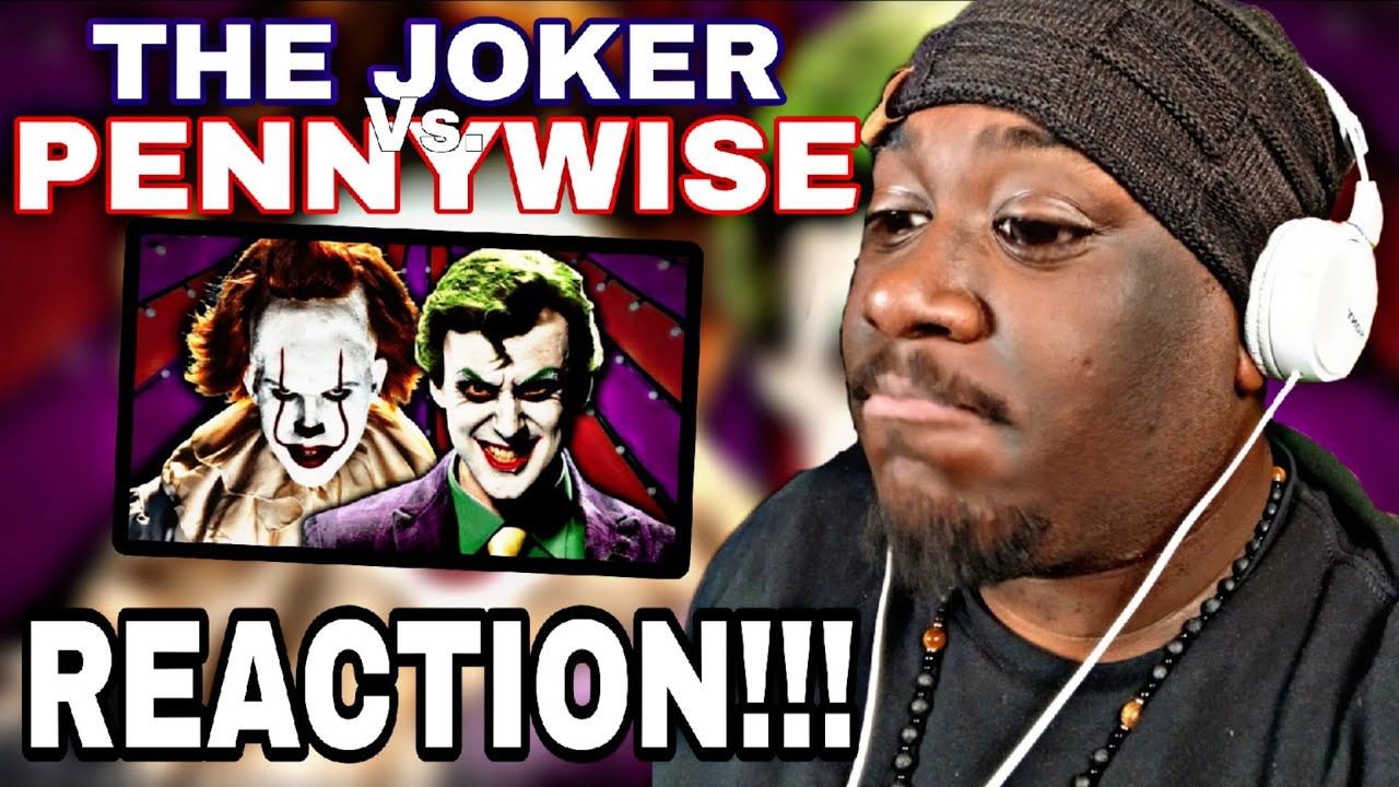 The Joker vs Pennywise. Epic Rap Battles Of History(REACTION)