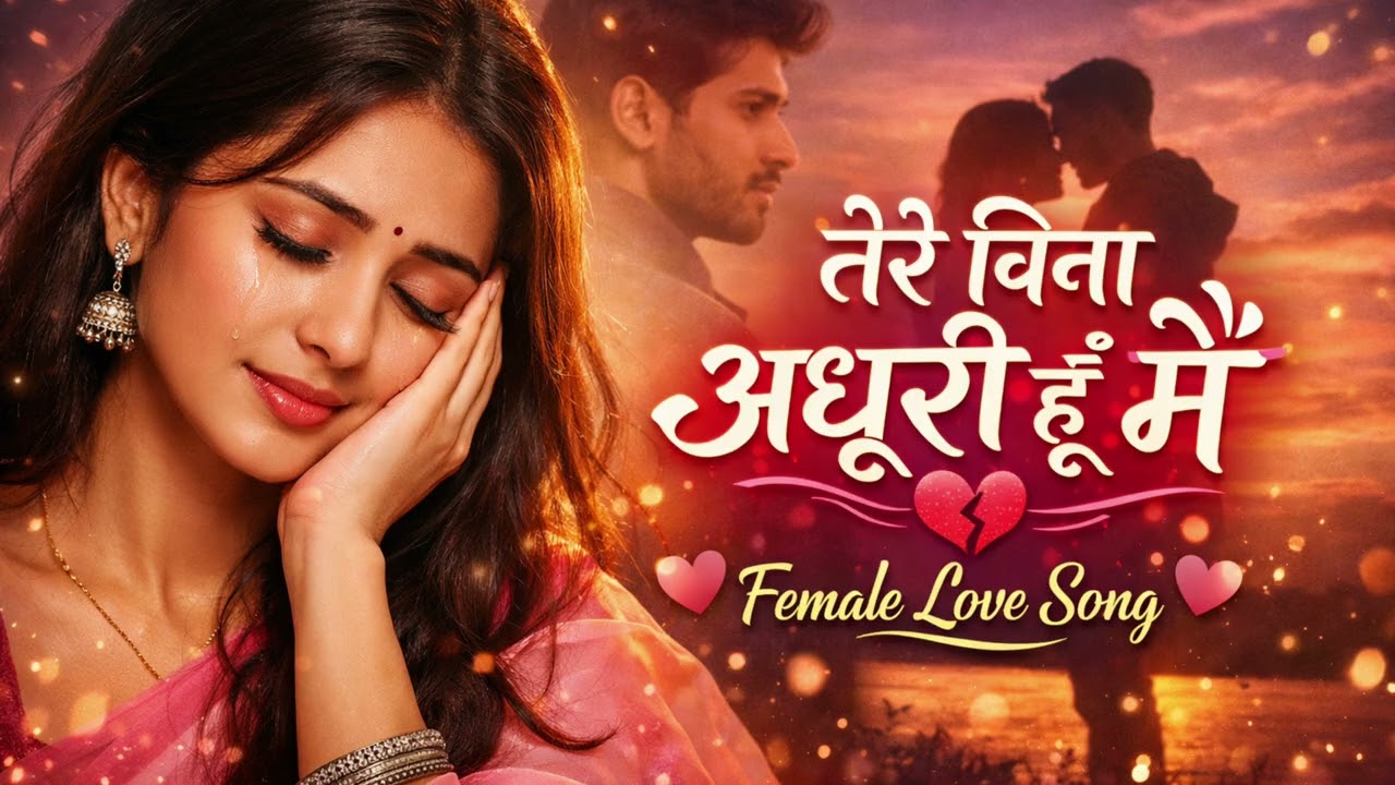  तेरे बिना अधूरी हूँ मैं | Female Love Song 2026 | Heart Touching Hindi Song 💔#hindisong#vairalsong 