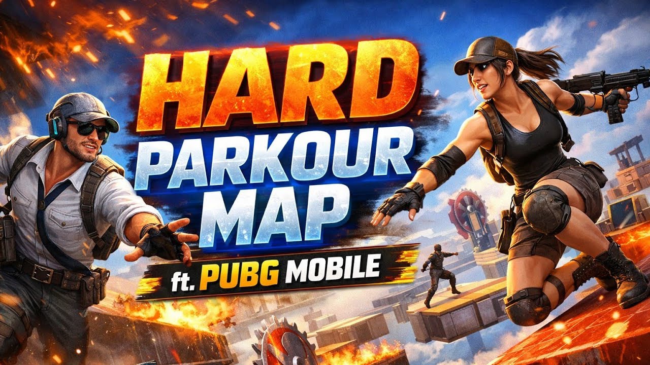 Hard Parkour Map ft. PUBG MOBILE 