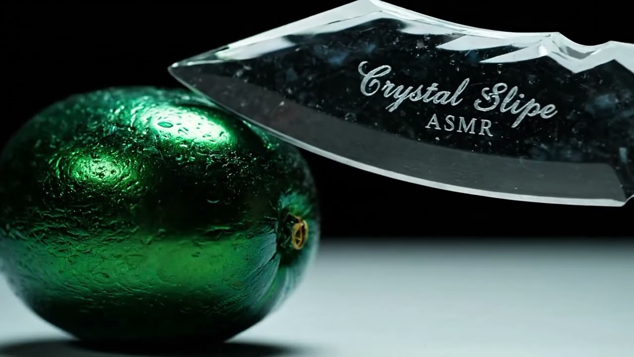 Crystal Slice ASMR | Golden Fruit Treasure Explosion & Luxury Gem Reveal Satisfying Cuts 4K
