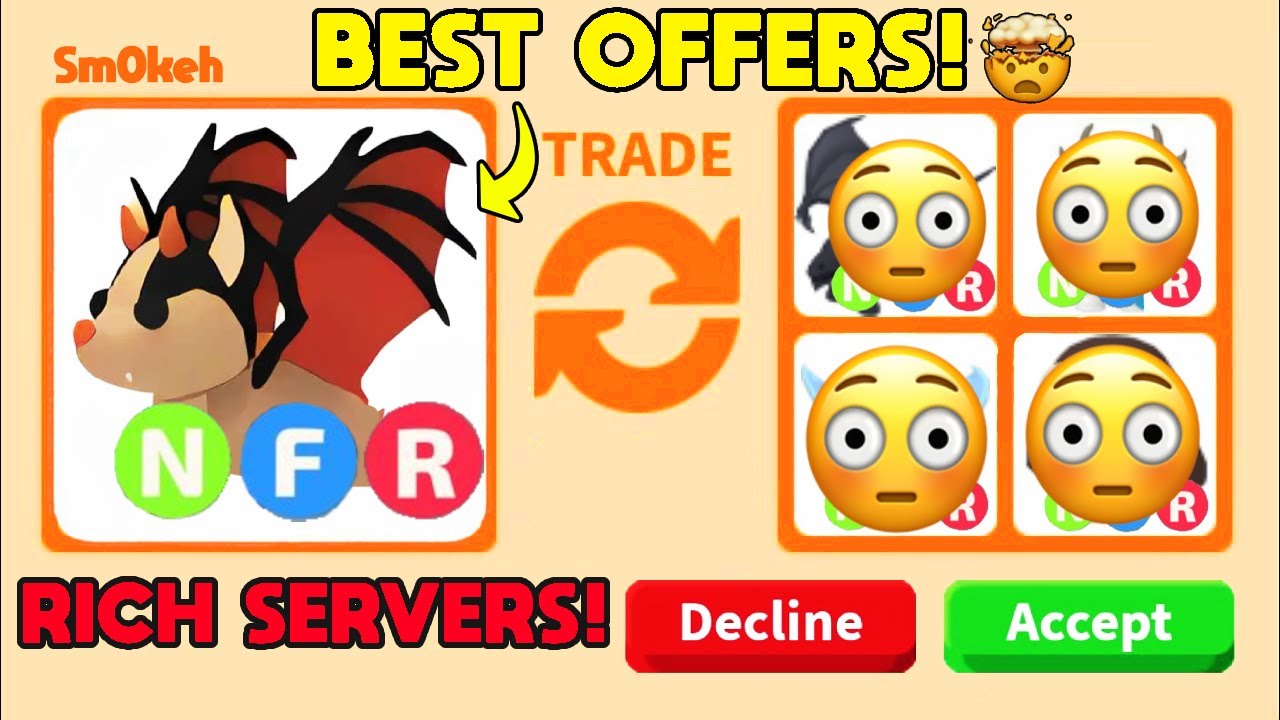 Best 7 Offers For NEON BAT DRAGON in Adopt Me | Adopt Me Trading