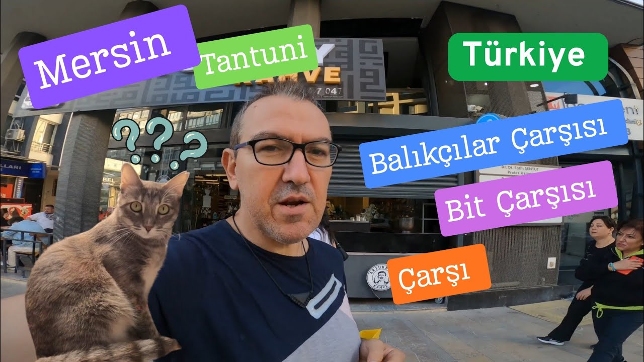 Mersin Tantuni Balıkçılar ve Bit Pazarı Çarşısı