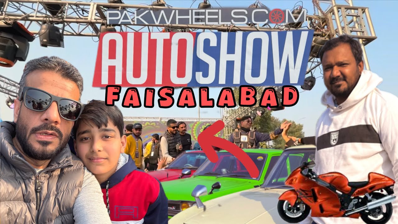 Pakwheels Auto Show FDA City Faisalabad |2025 | Tokyo Vibes | Sunil Manj Sath Pic Li🤠 @PakWheels