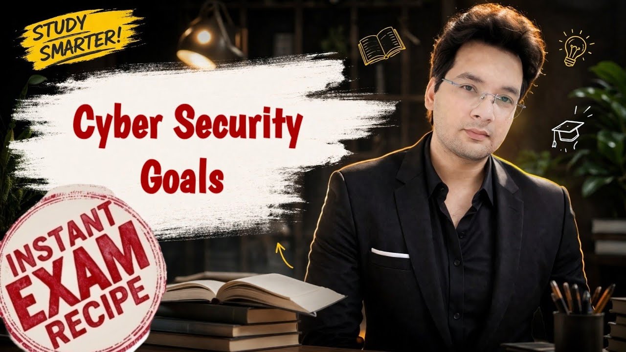 cyber security goals- CIA confidentiality,integrity,availability in hindi | MCA/btech/bca/bsc it
