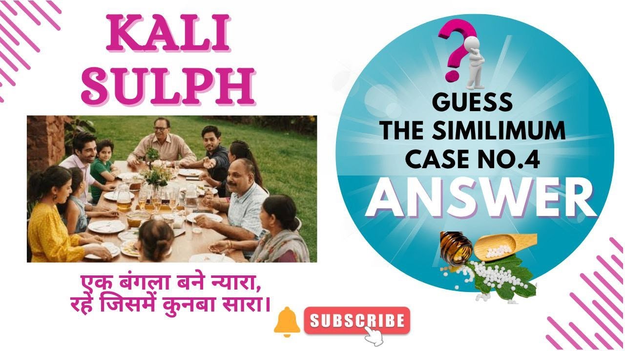 KALI SULPH | CASE 4: Analysis & Remedy | GTS | Homeopathy | HHF