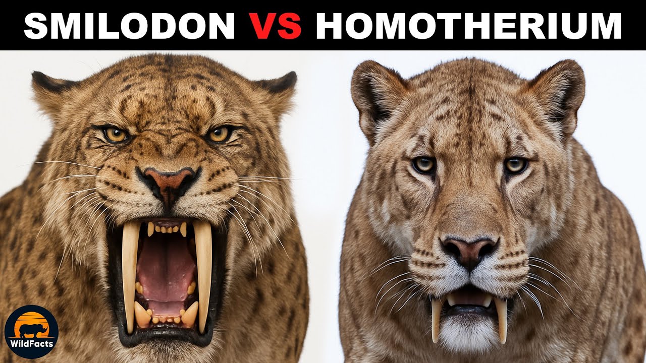 What Was The Difference Between Smilodon And Homotherium?