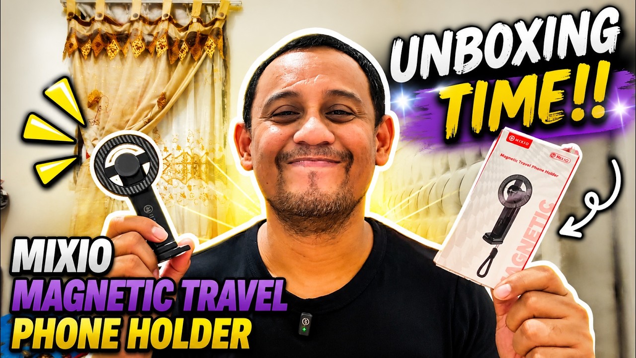 Unboxing Mixio Magnetic Travel Phone Holder.