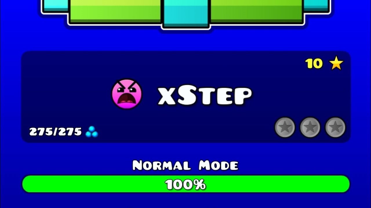 Beating xstep in geometry dash