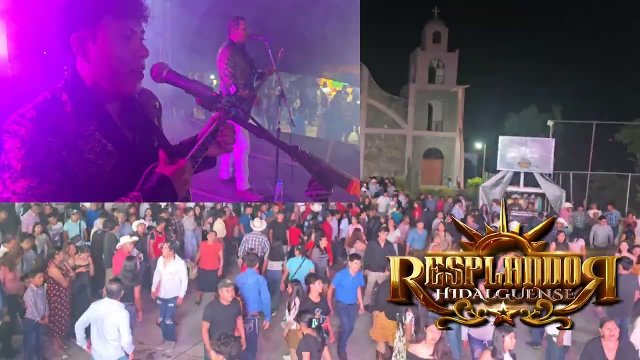 TRIO RESPLANDOR HIDALGUENSE Baile en Tlamamala Huazalingo Hgo.