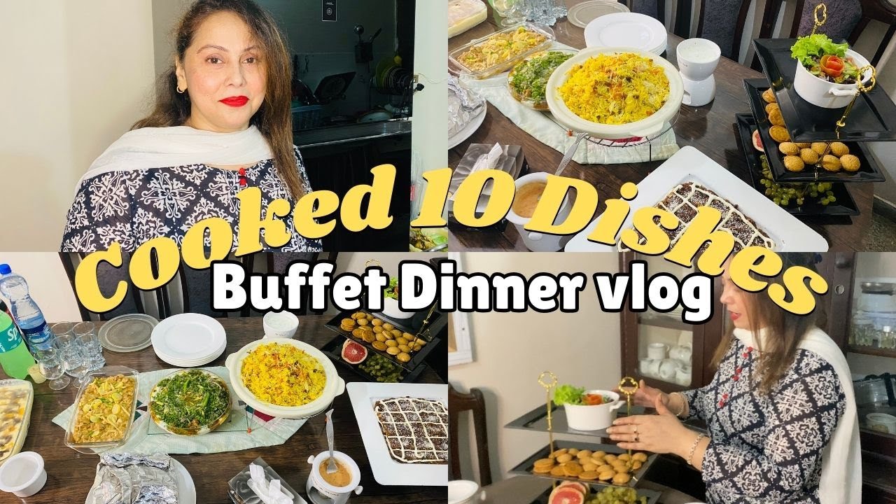 Buffet Dinner Ideas | Buffet Dinner at Home | Daily vlogs | Sumbal Lifestyle vlogs |