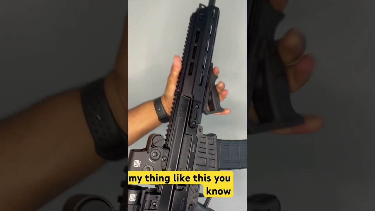 This Grip Surprised Me: FAB Defense Angled PTK foregrip with thumbstop on CZ Bren 2 #edc  #PewPew