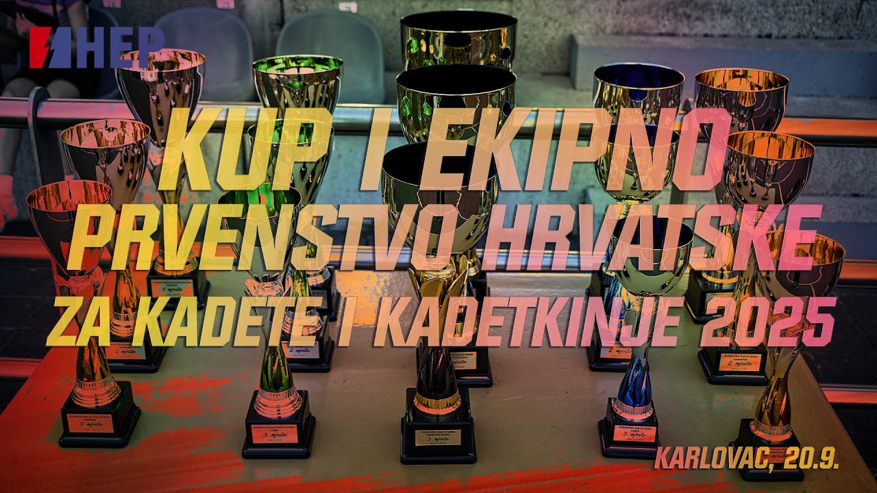 Kup Hrvatske/Ekipno prvenstvo Hrvatske za kadete i kadetkinje LIVE 2025