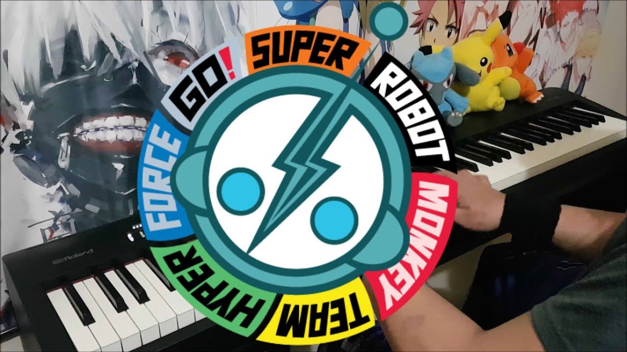 Super Robot Monkey Team Hyper Force Go! Theme Song (Piano)