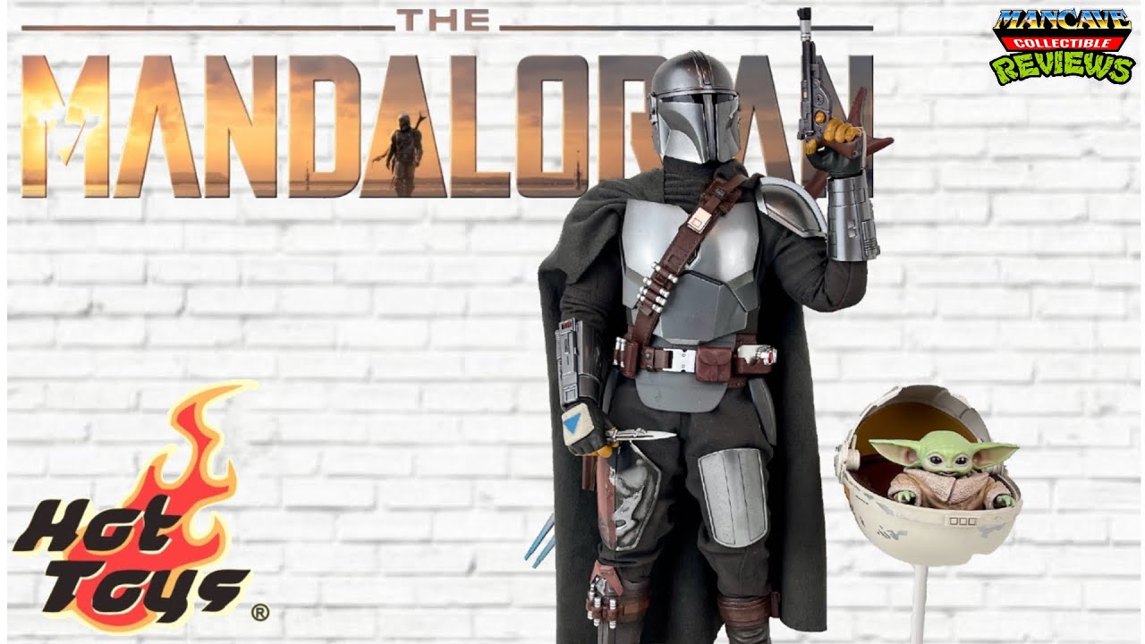 The Mandalorian and The Child (Deluxe) 1/6 Scale Collectible Set by Hot Toys and Size Comparison