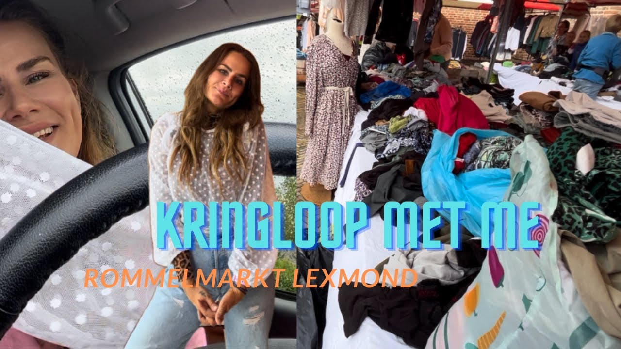 Kringloop met me in Lexmond // Jaarlijkse rommelmarkt, tas vol voor €5 euro en pleurisregen!
