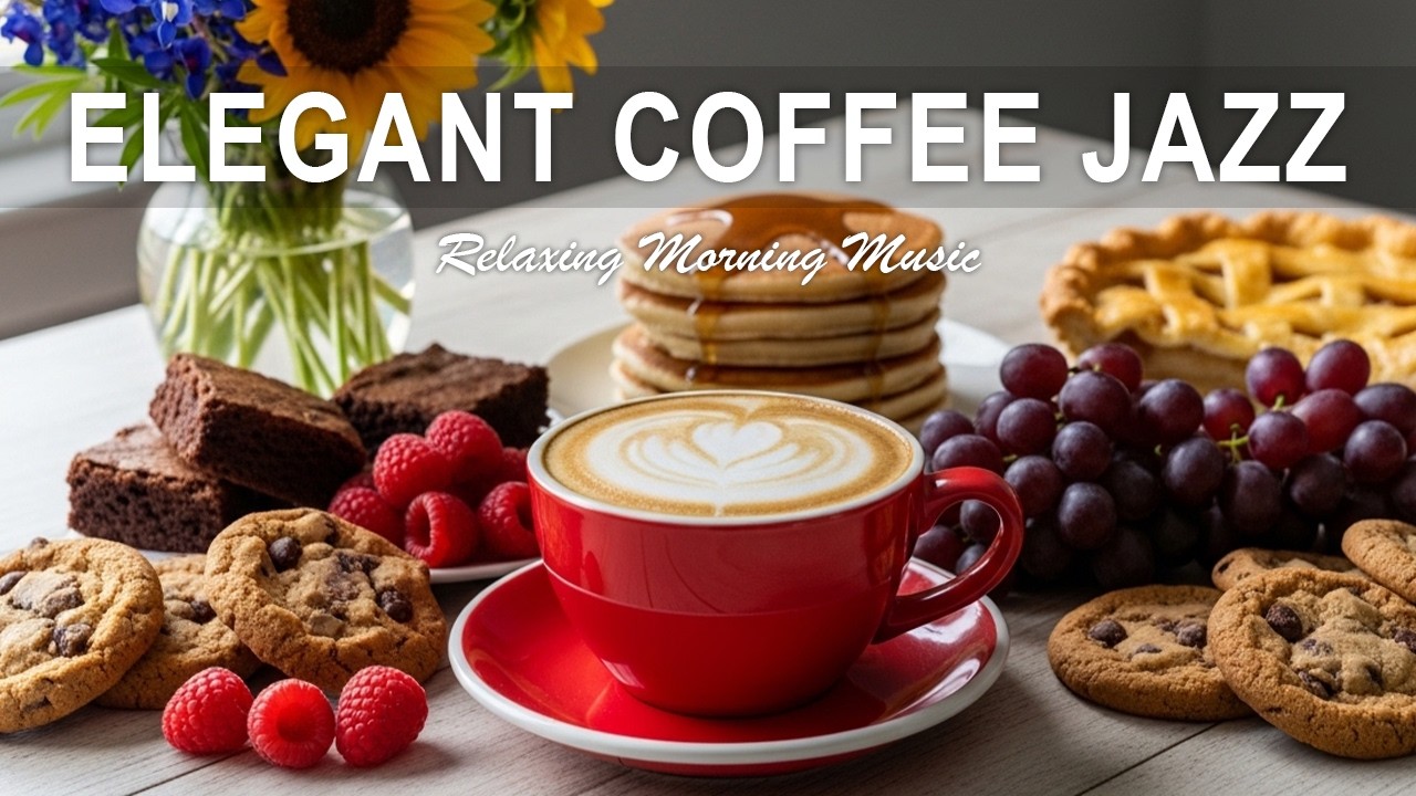 Elegant Coffee Jazz ☕ March  Bossa Nova Instrumental & Relaxing Jazz Cafe Music for Studying.