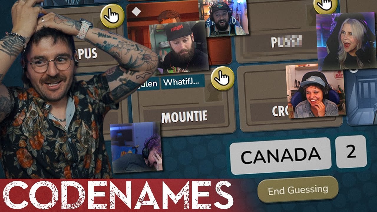 julien doesn’t know what a mountie is | Codenames