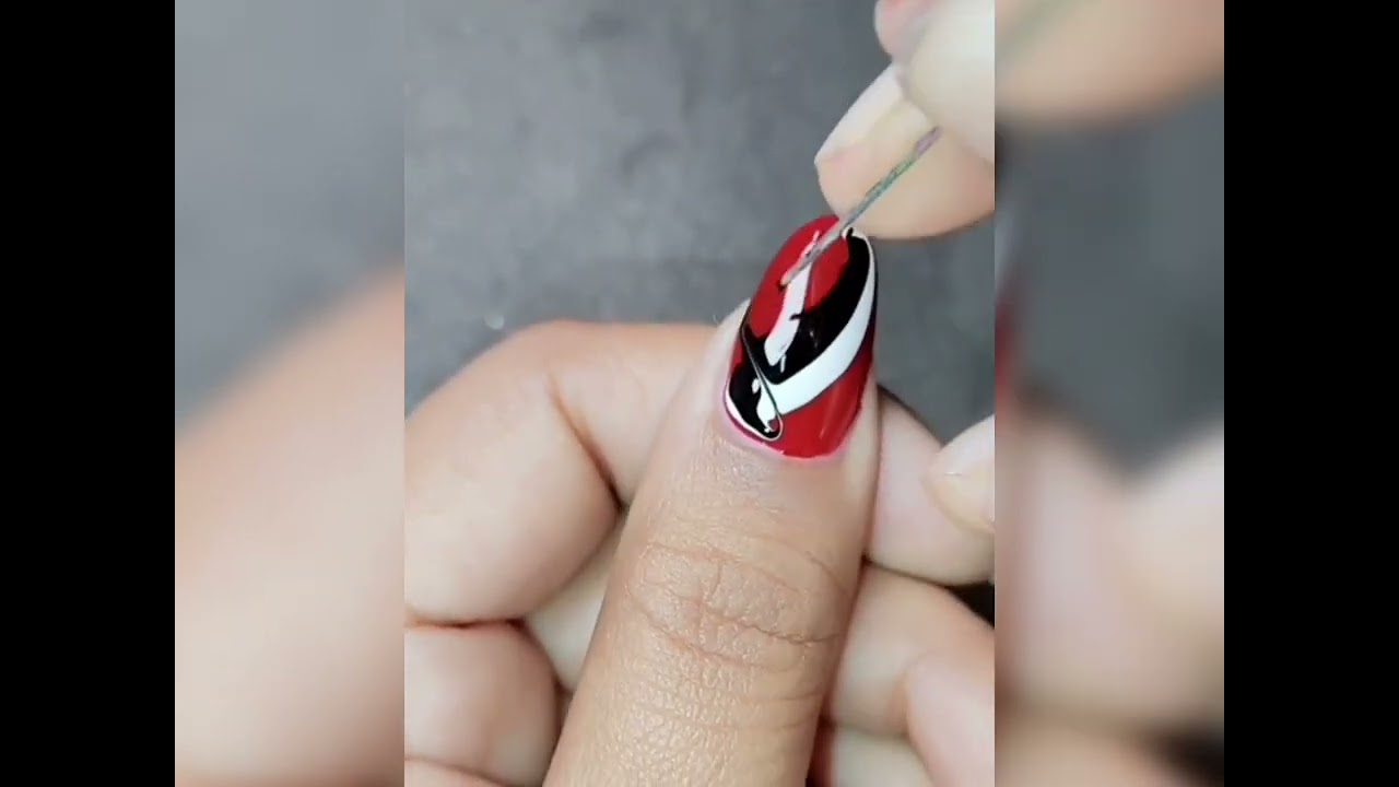 easy nail art 💜