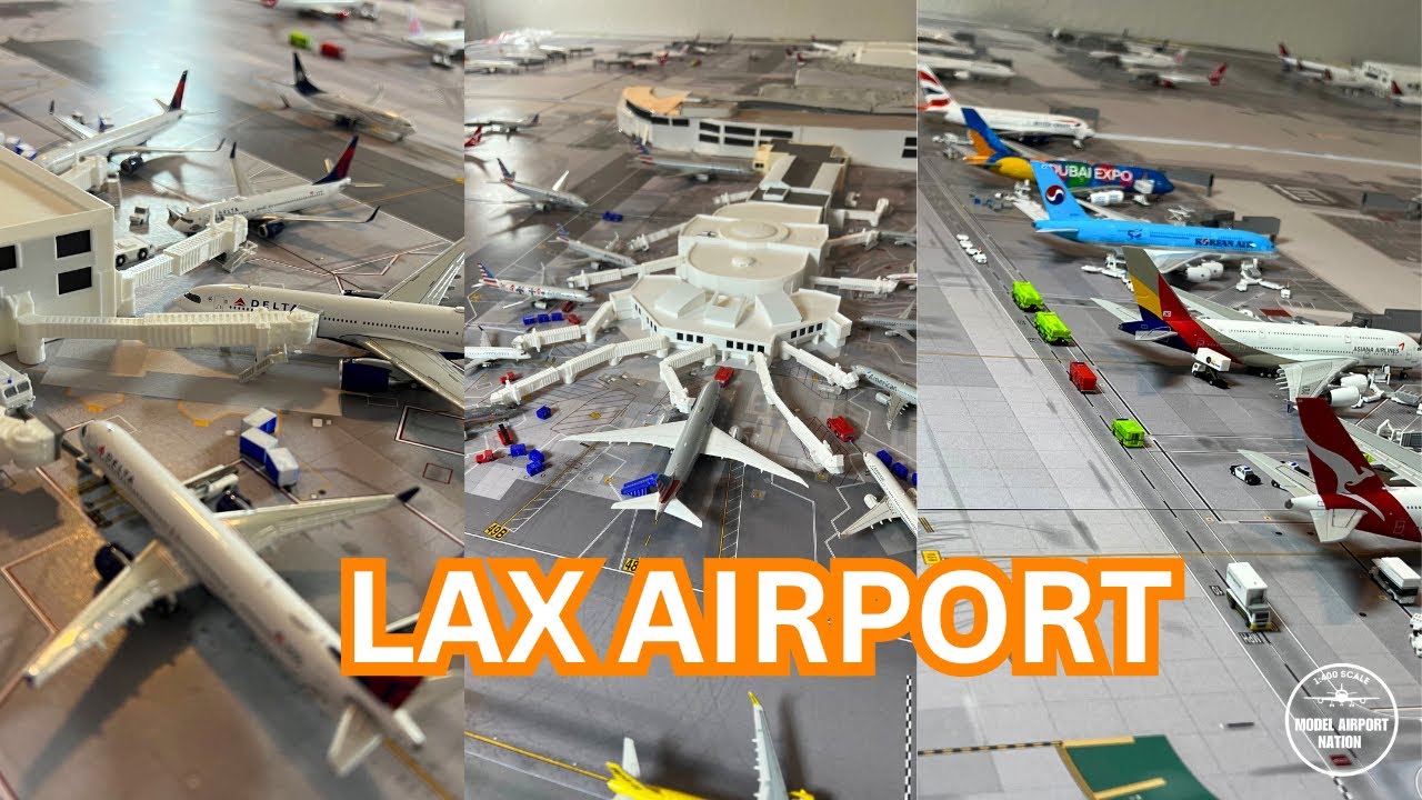 My 1:400 Scale LAX Model Airport Update