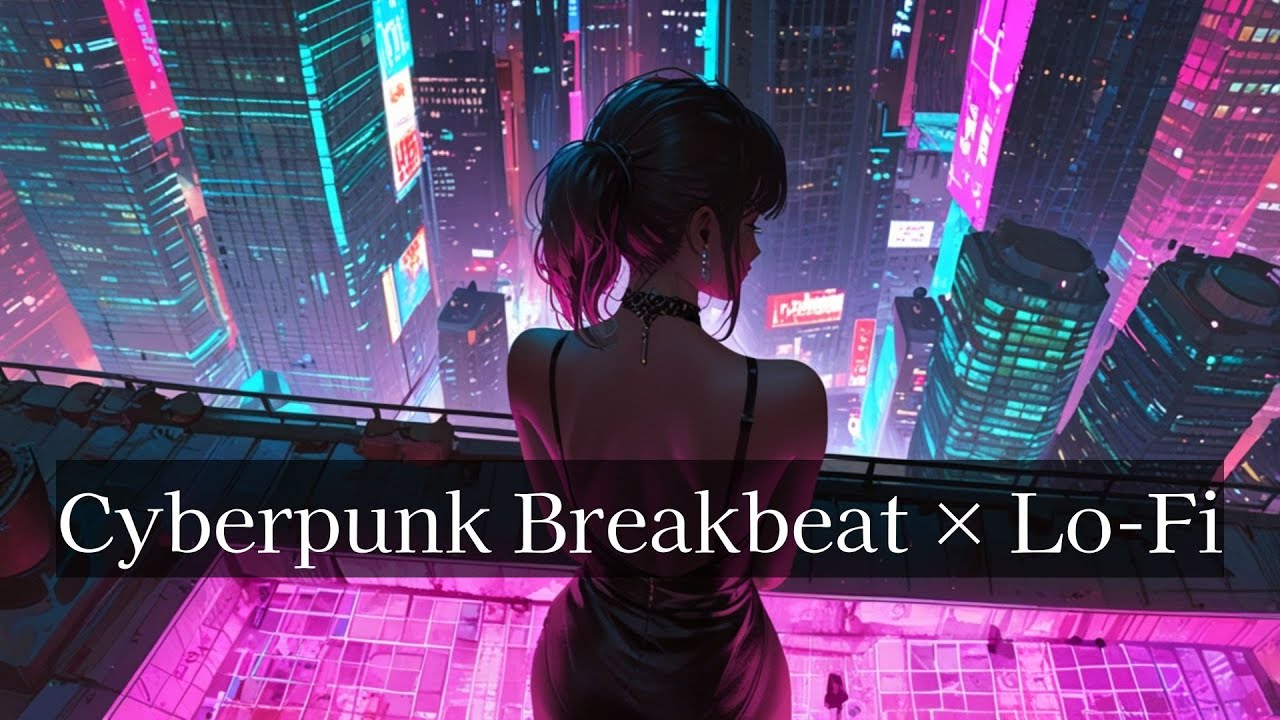 Haze Breaker &ndash; Cyberpunk Breakbeat x Lo-fi Focus Music (No Vocals) | Dark Cyberpunk EDM BGM