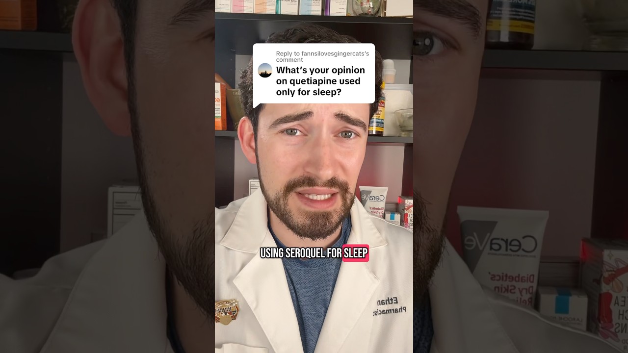 SEROQUEL FOR SLEEP?!? Pharmacist reviews #sleep #sleepaid #insomnia