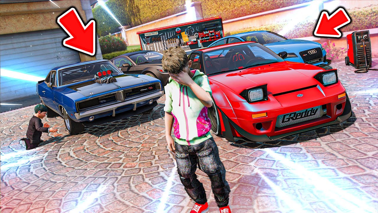 GTA V ( المخترع اليتيم ) : استغل اختراعاته المجنونه وحبسه