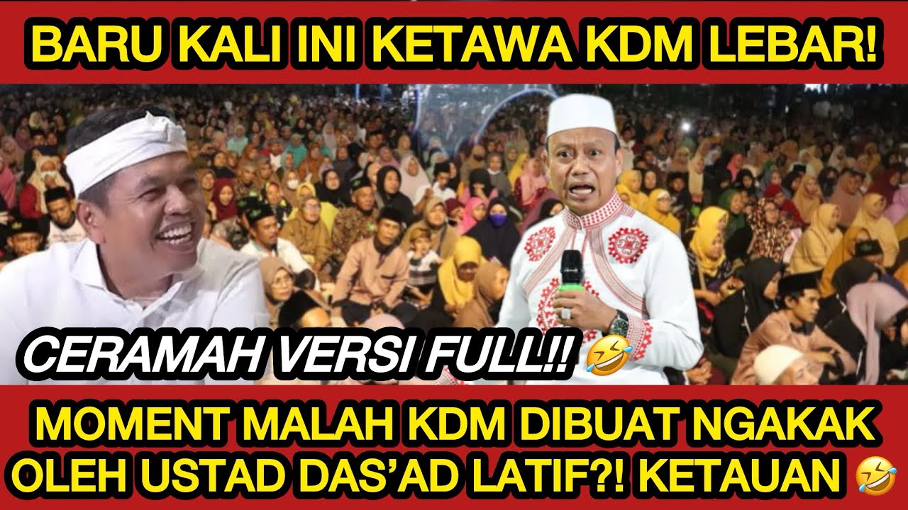 CERAMAH KDM RAMADHAN VS UST DAS’AD LATIF BIKIN GUBERNUR TERTAWA LEBAR 🤣 LANGSUNG KESINDIR NIYE 🤣