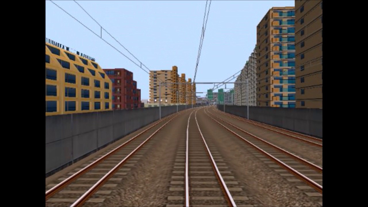 RailSim オリジナル路線の前面展望 パート1