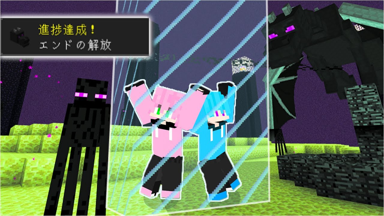 【マイクラ】進捗で『バリアが広がる世界』で