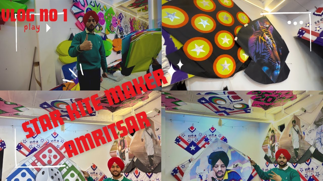 Buying kites from star kite maker Amritsar 