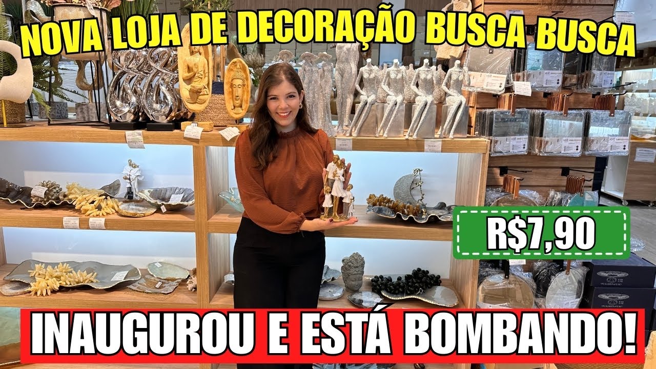 NOVA LOJA DE DECORAÇÃO NO BUSCA BUSCA PARA CASA SUPER SOFISTICADA E COM PREÇOS SURPREENDENTES!