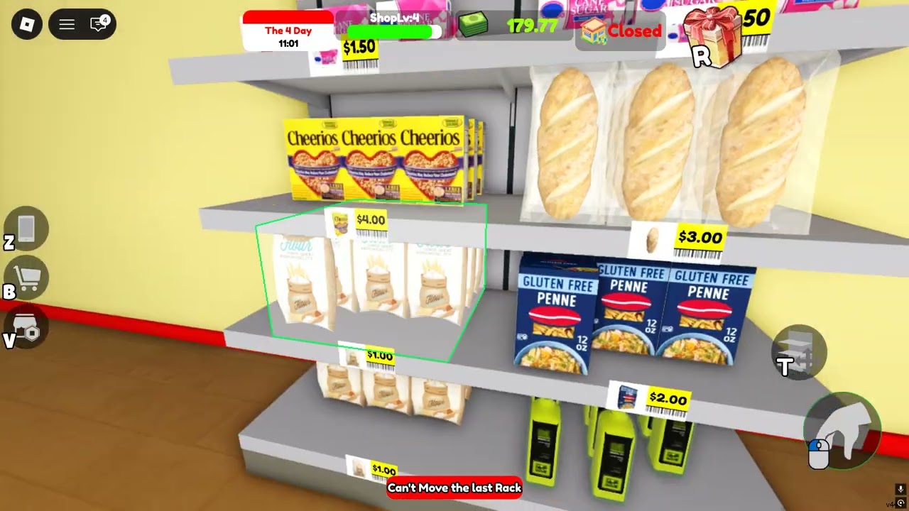 playing roblox supermarket simulator