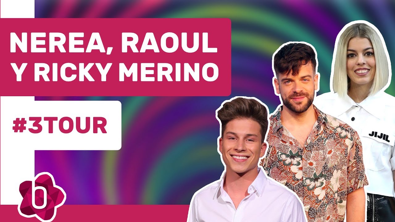 Ricky, Raoul y Nerea presentan #3Tour: risas, comedias y discusiones