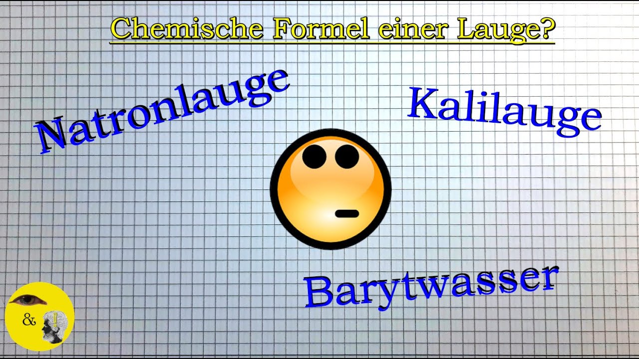Chemische Formel von Laugen 🤔