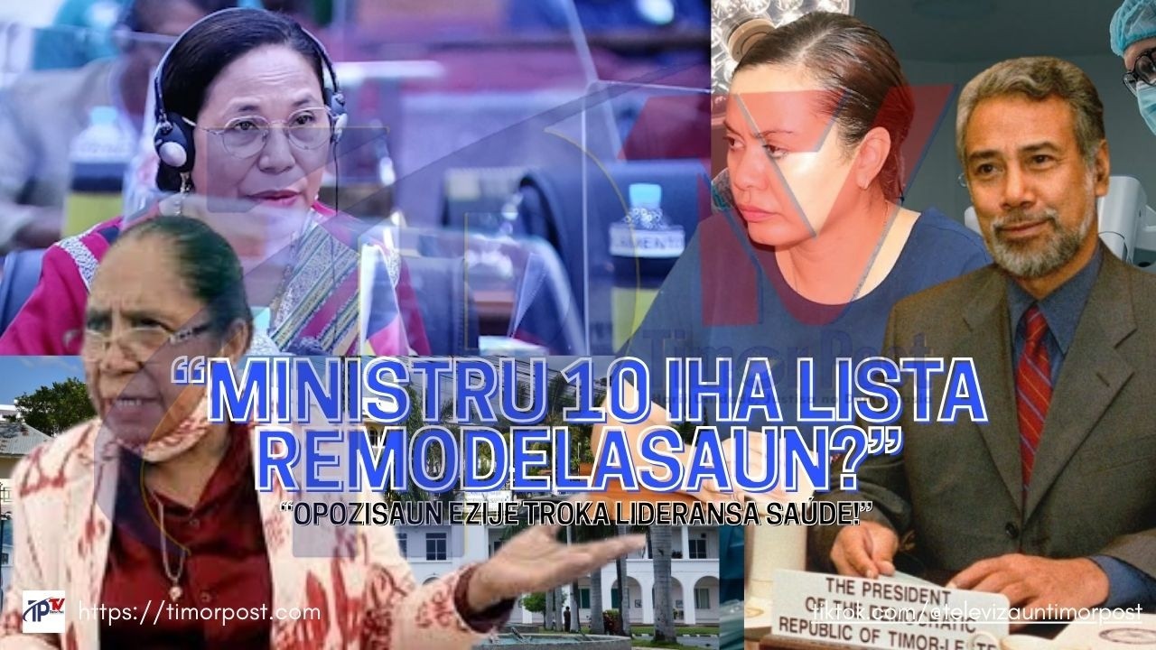 LIDERANSA IHA MINISTERIU SAUDE INKAPASIDADE JERE SETOR SAUDE