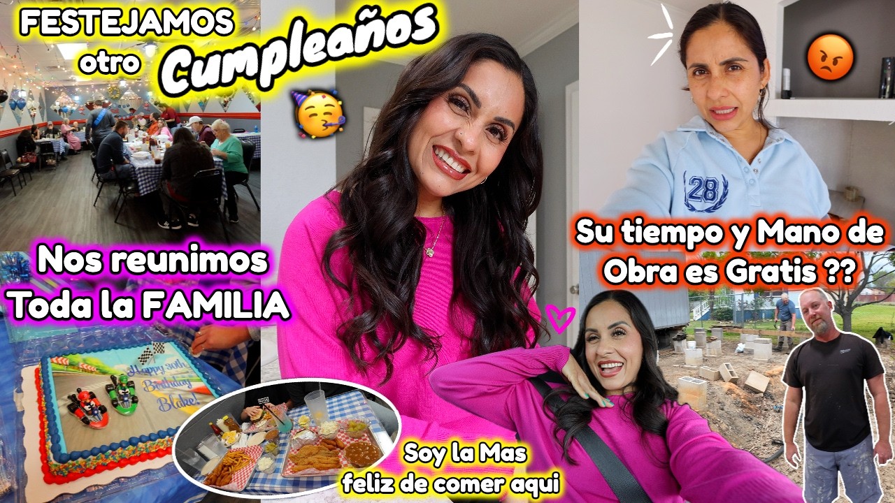 Reunidos Toda la FAMILIA‼️a Festejar otro CUMPLEA&ntilde;OS🥳🎂 Su tiempo y Trabajo es GRATIS😡 Poco Dinero😒💰